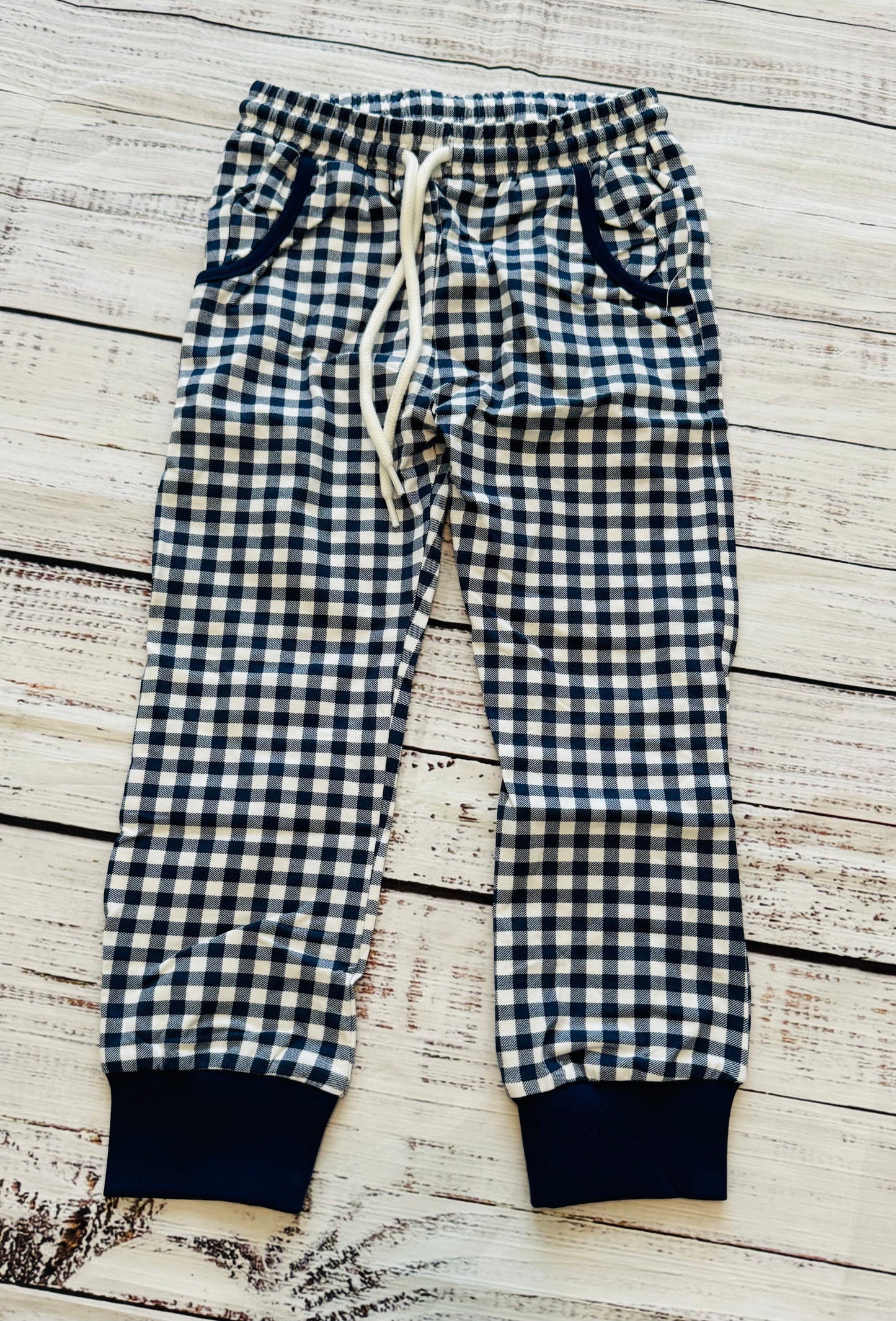 Blue stripe pants