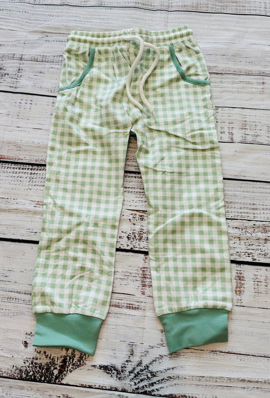 Green stripe Pants